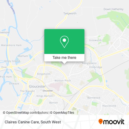 Claires Canine Care map