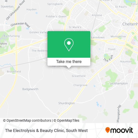 The Electrolysis & Beauty Clinic map