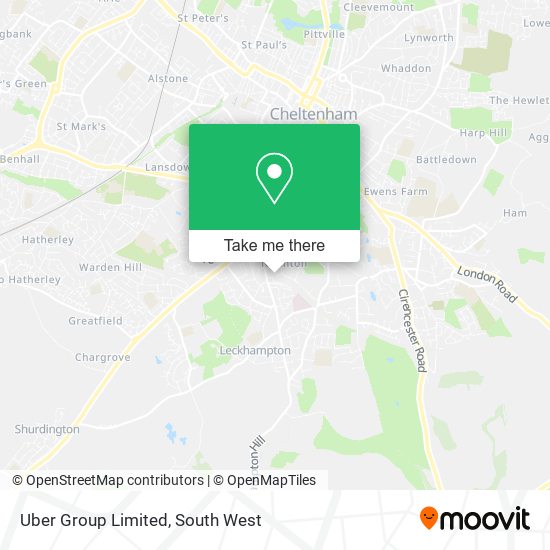 Uber Group Limited map