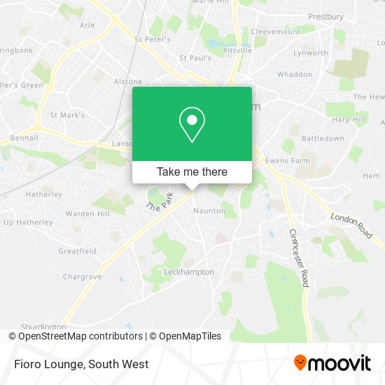 Fioro Lounge map