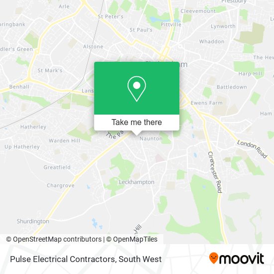 Pulse Electrical Contractors map