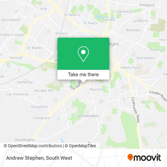 Andrew Stephen map