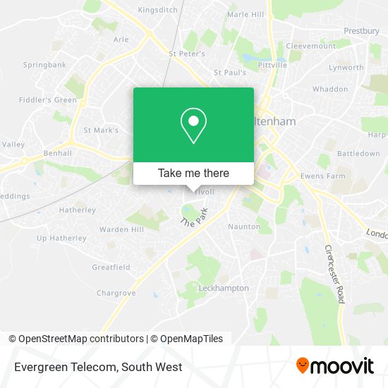 Evergreen Telecom map