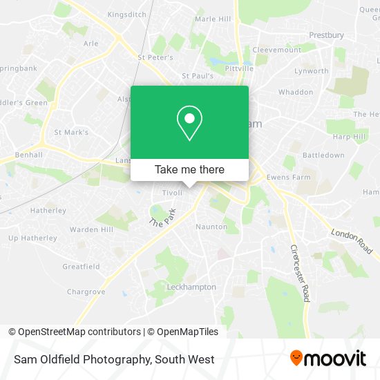 Sam Oldfield Photography map