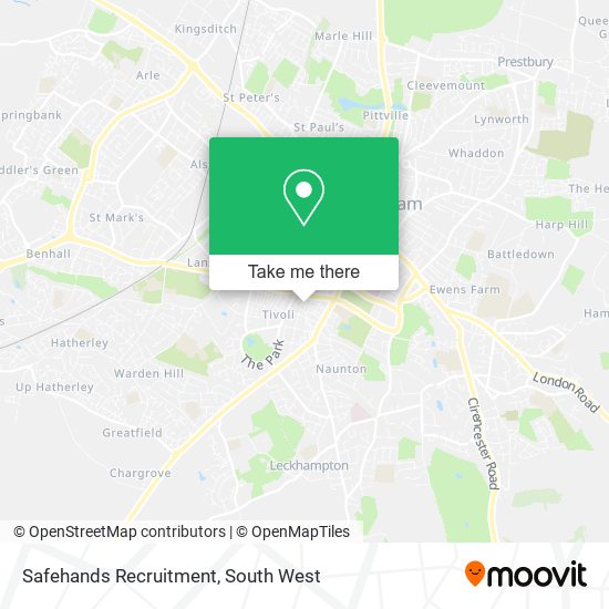 Safehands Recruitment map
