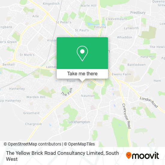The Yellow Brick Road Consultancy Limited map