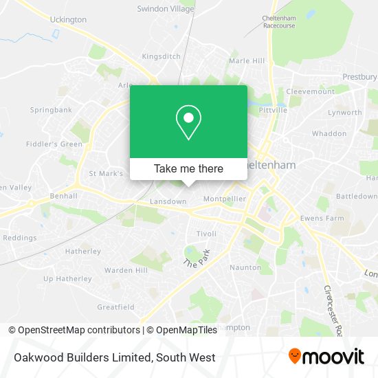 Oakwood Builders Limited map