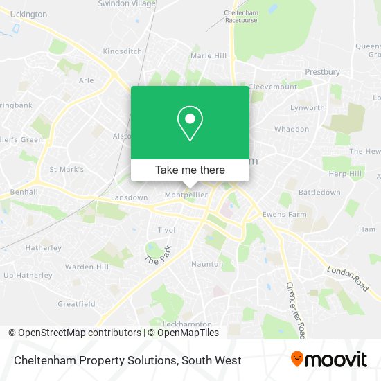 Cheltenham Property Solutions map