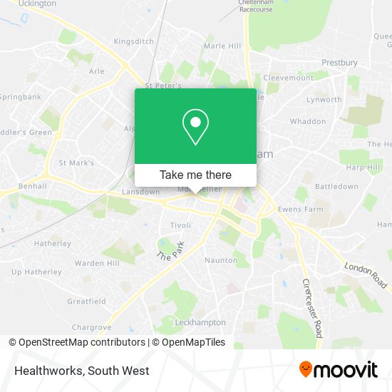 Healthworks map