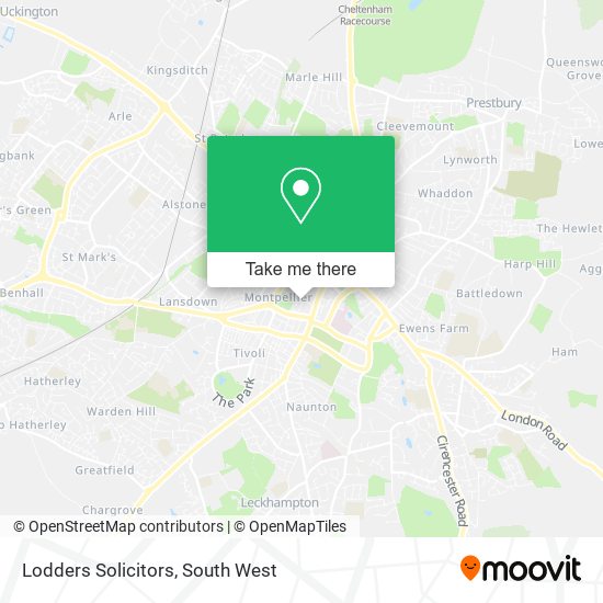 Lodders Solicitors map