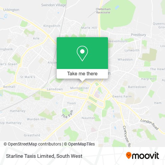 Starline Taxis Limited map