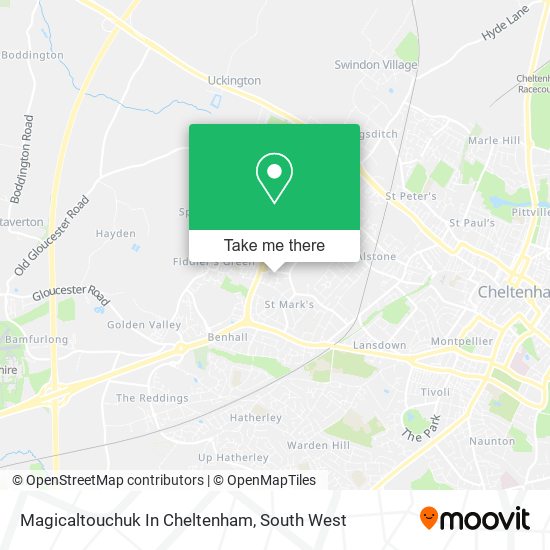 Magicaltouchuk In Cheltenham map