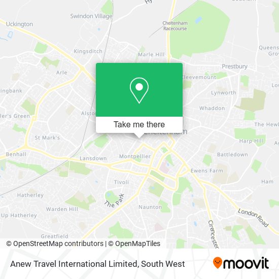 Anew Travel International Limited map