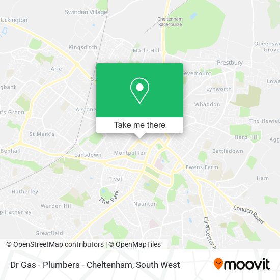 Dr Gas - Plumbers - Cheltenham map