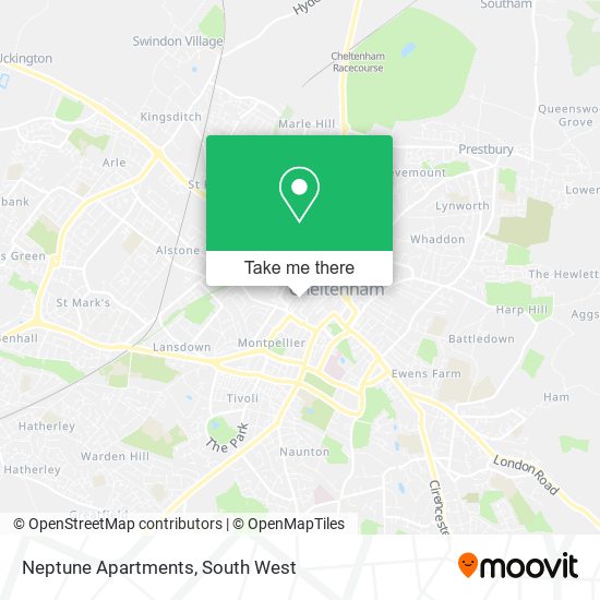 Neptune Apartments map