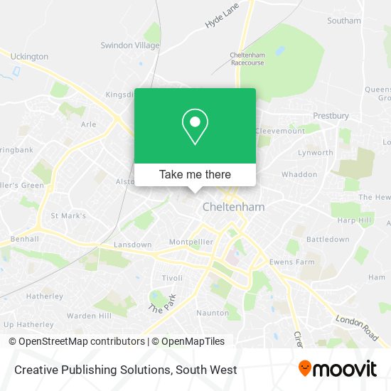 Creative Publishing Solutions map