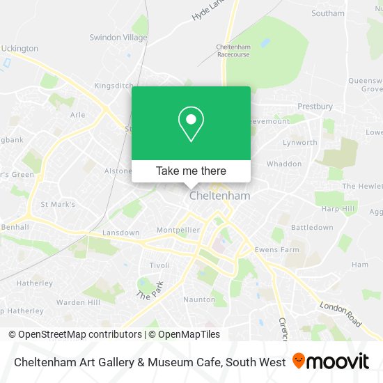 Cheltenham Art Gallery & Museum Cafe map