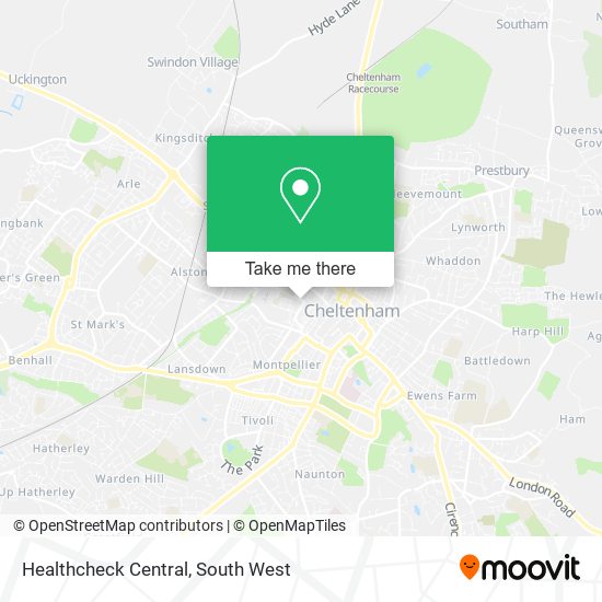 Healthcheck Central map