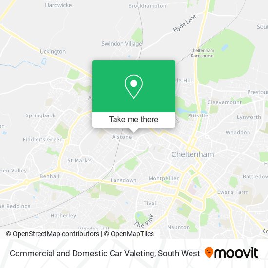 Commercial and Domestic Car Valeting map