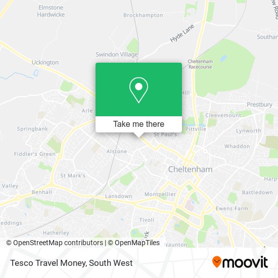 Tesco Travel Money map