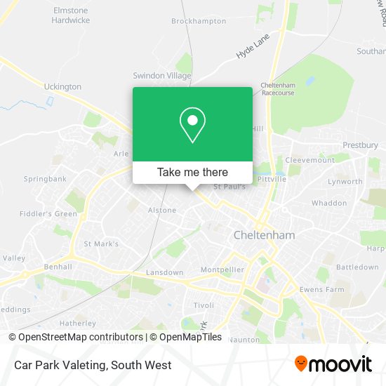 Car Park Valeting map