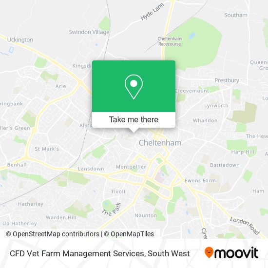 CFD Vet Farm Management Services map