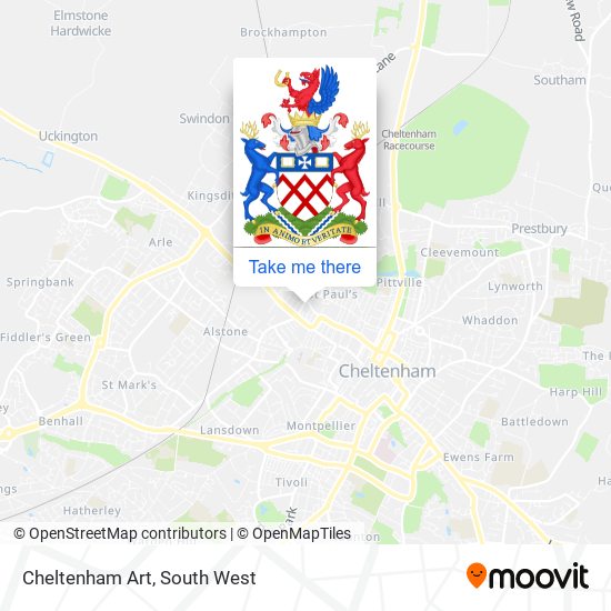 Cheltenham Art map