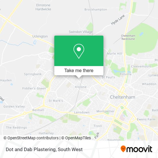 Dot and Dab Plastering map