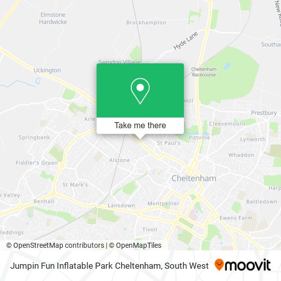 Jumpin Fun Inflatable Park Cheltenham map