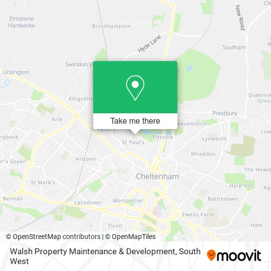 Walsh Property Maintenance & Development map