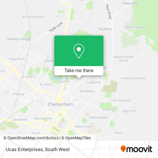 Ucas Enterprises map