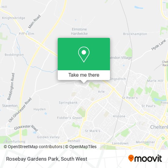 Rosebay Gardens Park map
