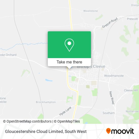 Gloucestershire Cloud Limited map