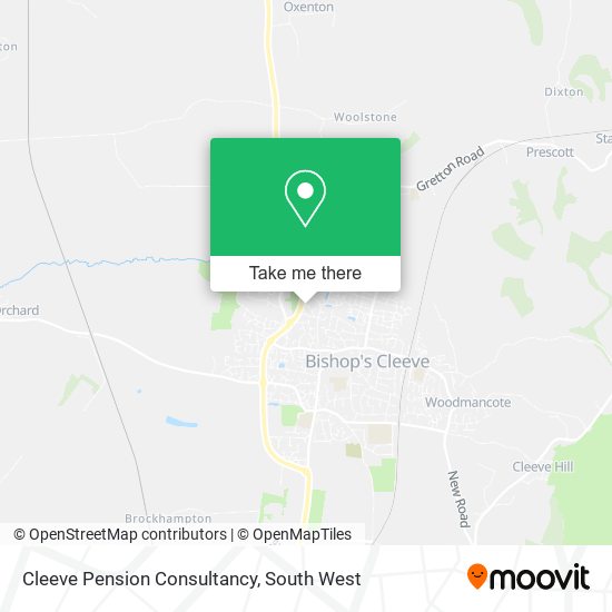 Cleeve Pension Consultancy map