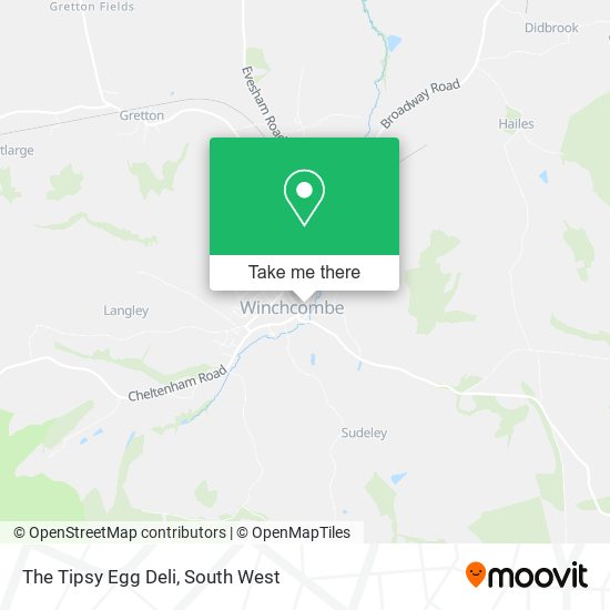The Tipsy Egg Deli map