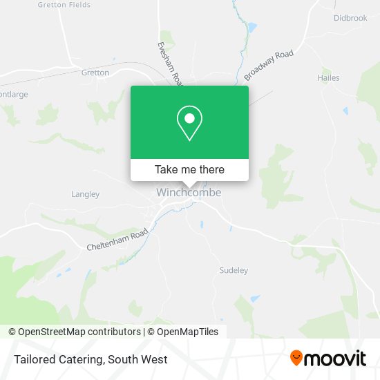 Tailored Catering map