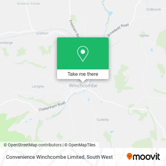 Convenience Winchcombe Limited map