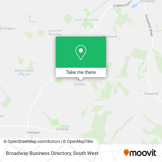 Broadway Business Directory map