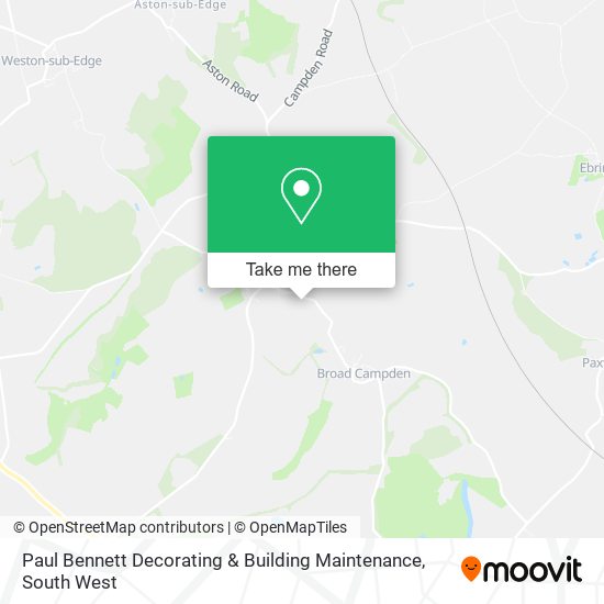 Paul Bennett Decorating & Building Maintenance map