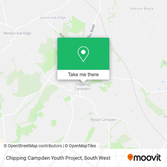 Chipping Campden Youth Project map