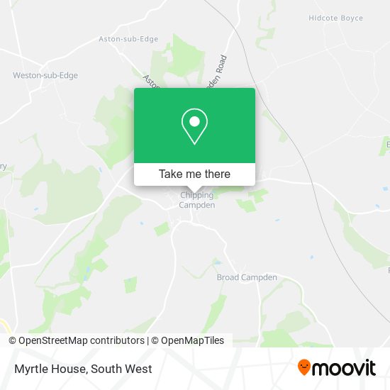Myrtle House map