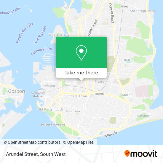 Arundel Street map