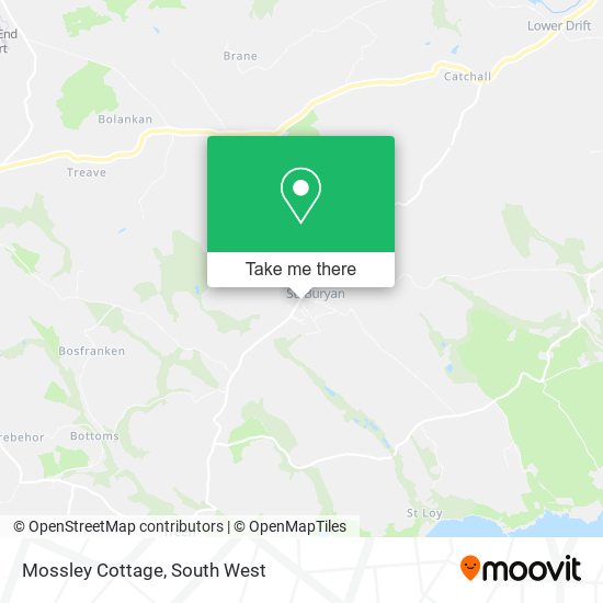Mossley Cottage map