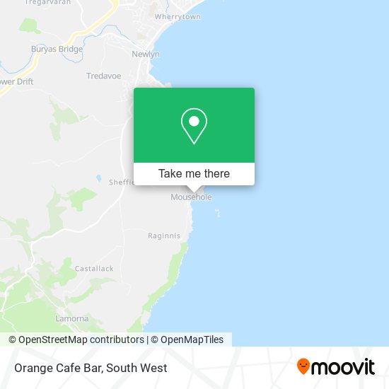 Orange Cafe Bar map