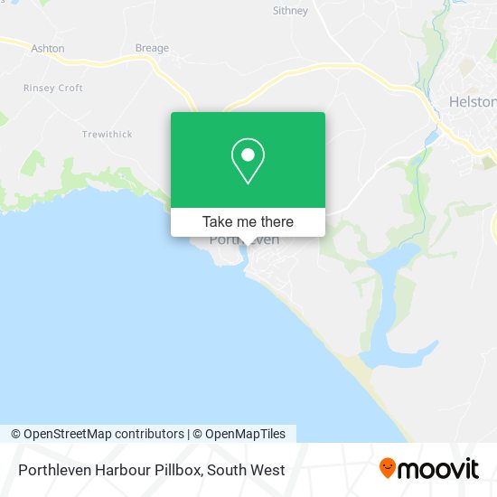 Porthleven Harbour Pillbox map