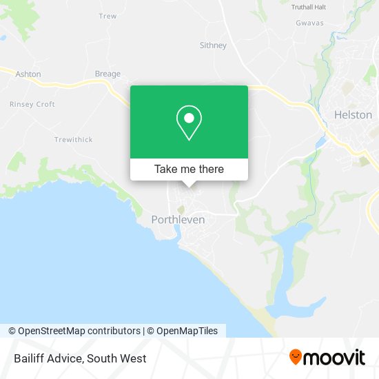 Bailiff Advice map