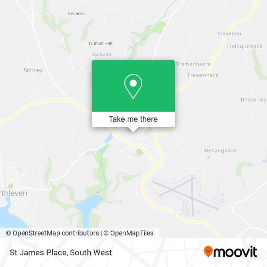 St James Place map