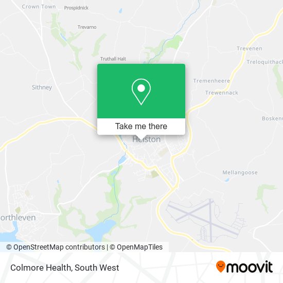 Colmore Health map