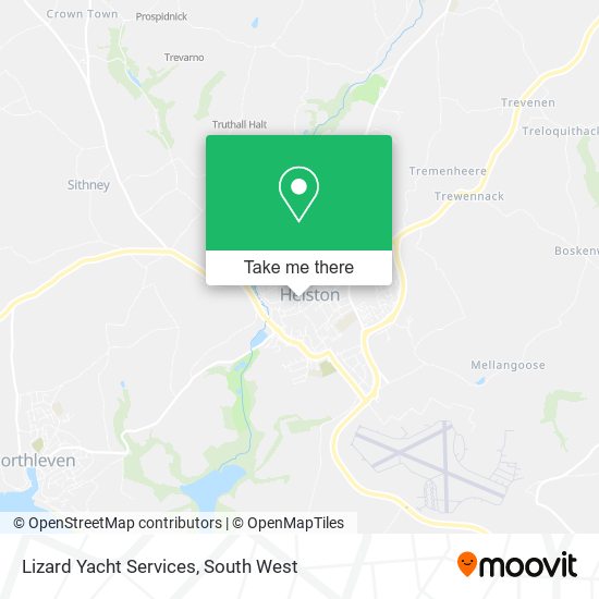 Lizard Yacht Services map