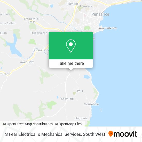 S Fear Electrical & Mechanical Services map